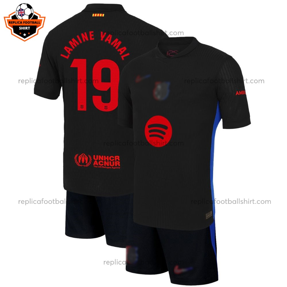 Barcelona LAMINE YAMAL 19 Away Kid Replica Football Kit 2024/25 - Over View