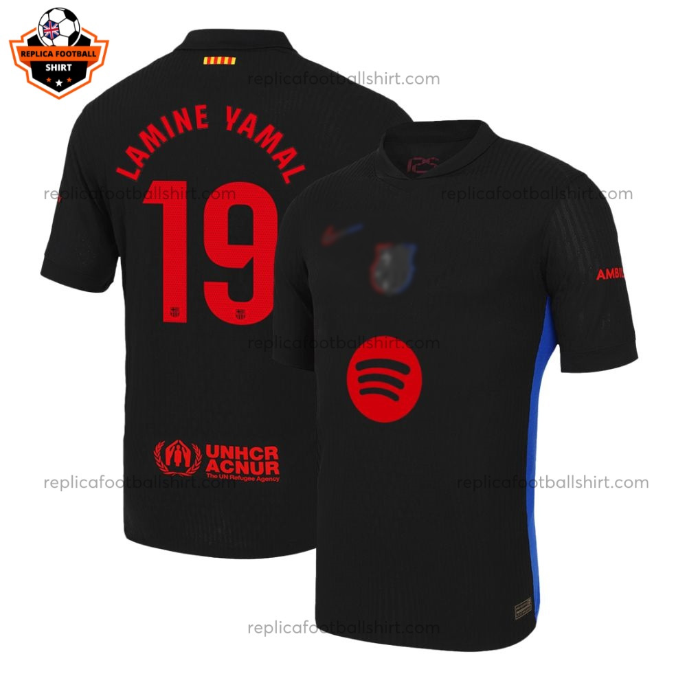 Barcelona LAMINE YAMAL 19 Away Men Replica Football Shirt 2024/25 - Over View