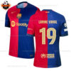 Barcelona LAMINE YAMAL 19 Home Men Replica Football Shirt 2024/25 - Over View