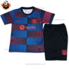Barcelona Special Edition Kid Replica Football Kit 2024/25 - Front View
