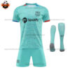 Barcelona Third Adult Replica Football Kit 2023/24 - Front View