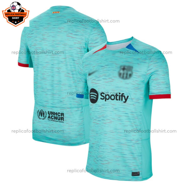 Barcelona Third Men Replica Football Shirt 2023/24 - Over View