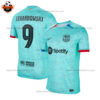 Barcelona Third Men Replica Football Shirt 2023/24 LEWANDOWSKI 9 Printed - Over View