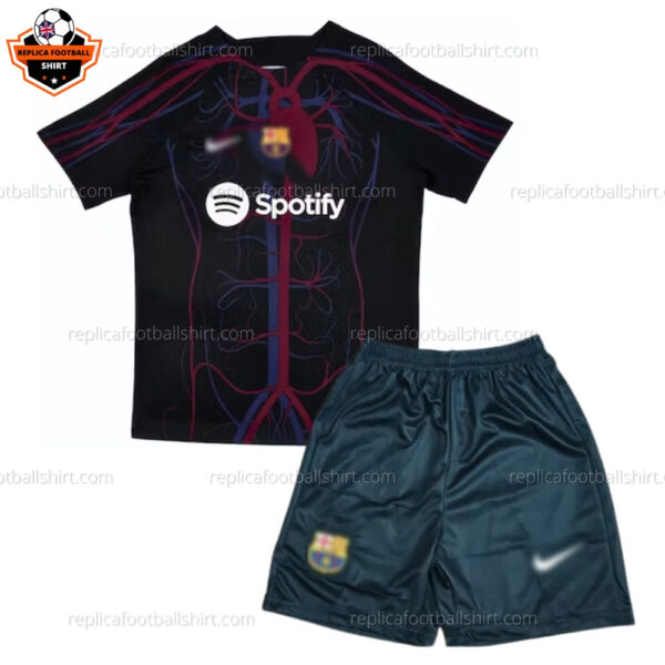 Barcelona x Patta Adult Replica Football Kit 2023/24 - Front View