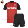 Bayern Leverkusen Home Kid Replica Football Kit 2024/25 - Front View