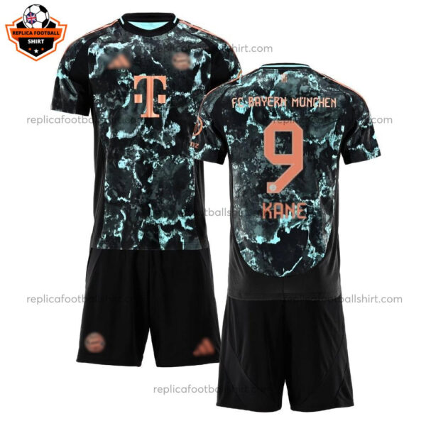 Bayern Munich Away Kid Replica Football Kit 24/25 KANE 9 Printed - Over View