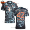 Bayern Munich Away Men Replica Football Shirt 2024/25 MUSIALA 42 - Over View