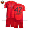 Bayern Munich Home Kid Replica Football Kit 2024/25 MUSIALA 42 Printed - Over View