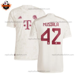 Bayern Munich Third Men Replica Football Shirt 2024/25 MUSIALA 42 Printed - Over View