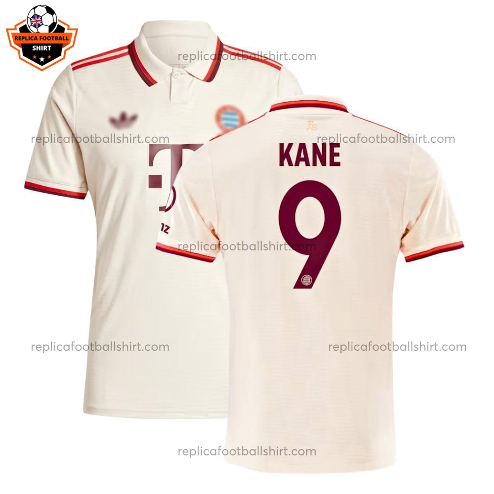 Bayern Munich Third Men Replica Football Shirt 24/25 KANE 9 Printed - Over View