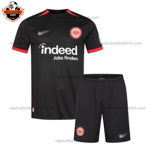 Eintracht Frankfurt Away Kid Replica Football Kit 2024/25 - Front View