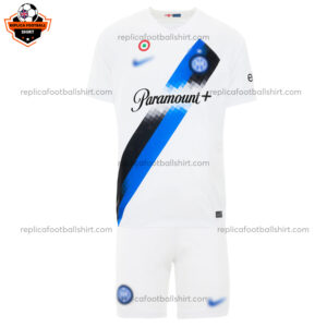 Inter Milan Away Kid Replica Football Kit 2023/24 - Front View