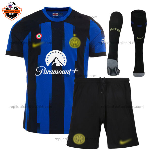 Inter Milan Home Adult Replica Football Kit 2023/24 - Front View