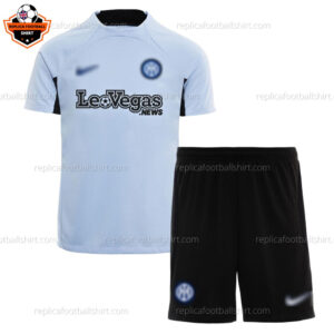 Inter Milan Light Blue Training Kid Replica Football Kit 2023/24 - Front View