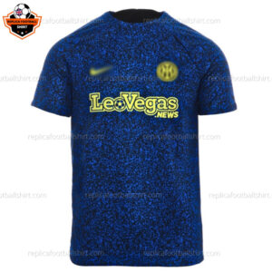 Inter Milan Navy Pre Match Men Replica Football Shirt 2023/24 - Front View