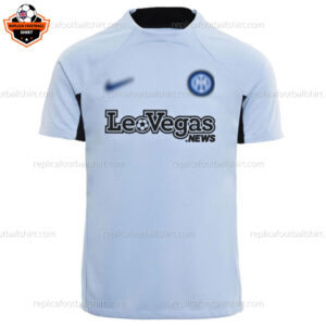 Inter Milan Sky Blue Pre Match Men Replica Football Shirt 2023/24 - Front View
