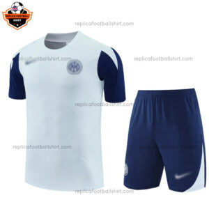 Inter Milan White Pre Match Kid Replica Football Kit 2025/26 - Front View