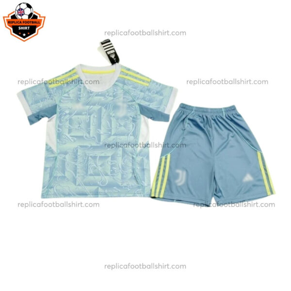 Juventus Away Kid Replica Football Kit 2025/26 - Front View