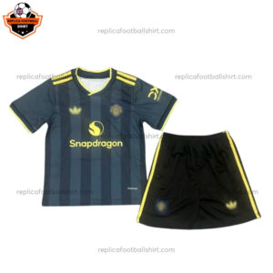 Manchester United Third Kid Replica Football Kits 2025/26 - Front View