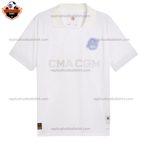 Olympique Marseille 125th Anniversary Men Replica Football Shirt 24/25 - Front View