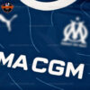 Olympique Marseille Away Kid Replica Football Kit 2023/24 - Front Logo View