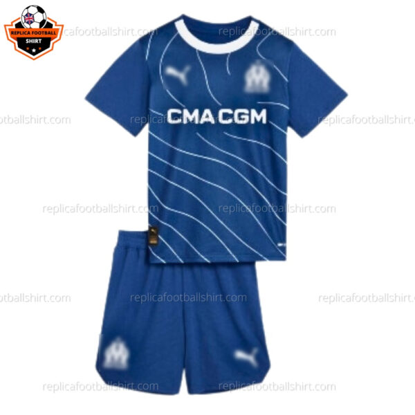 Olympique Marseille Away Kid Replica Football Kit 2023/24 - Front View