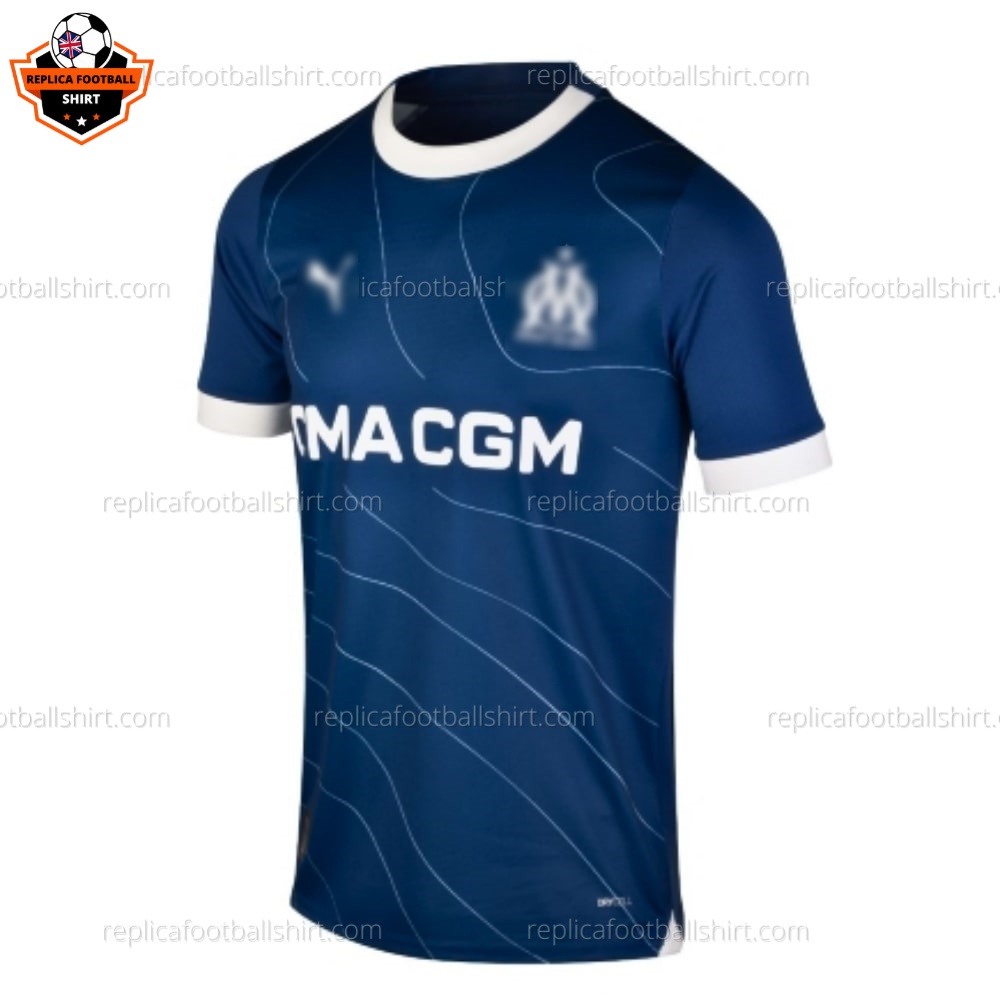 Olympique Marseille Away Men Replica Football Shirt 2023/24 - Front View-1
