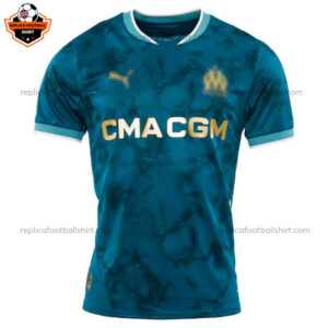 Olympique Marseille Away Men Replica Football Shirt 24/25 - Front View
