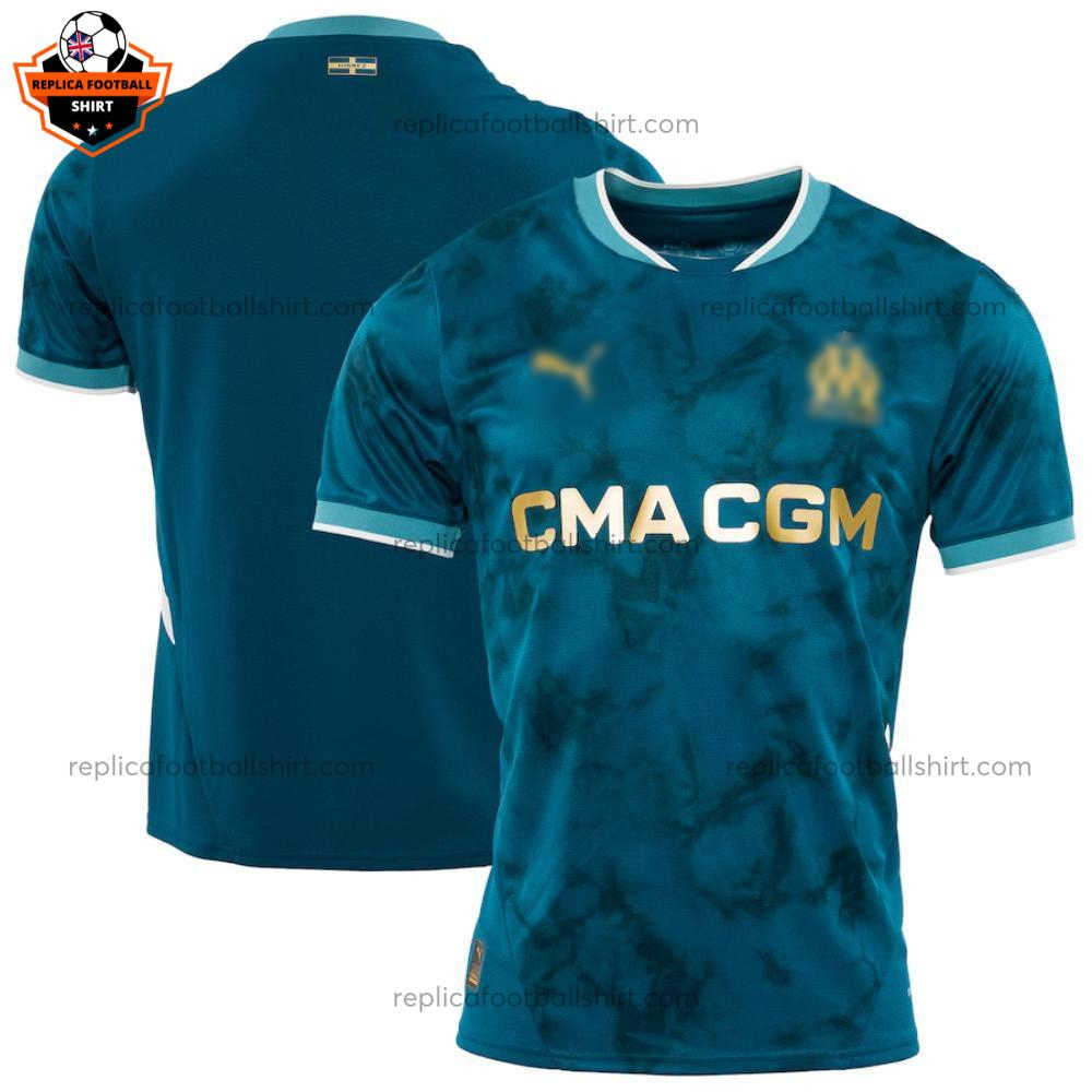 Olympique Marseille Away Men Replica Football Shirt 24/25 - Over View