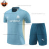 Olympique Marseille Dark Training Kid Replica Football Kit 24/25 - Front View