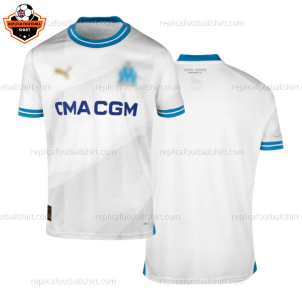 Olympique Marseille Home Men Replica Football Shirt 2023/24 - Over View