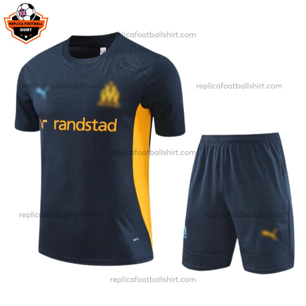 Olympique Marseille Light Training Kid Replica Football Kit 24/25 - Front View
