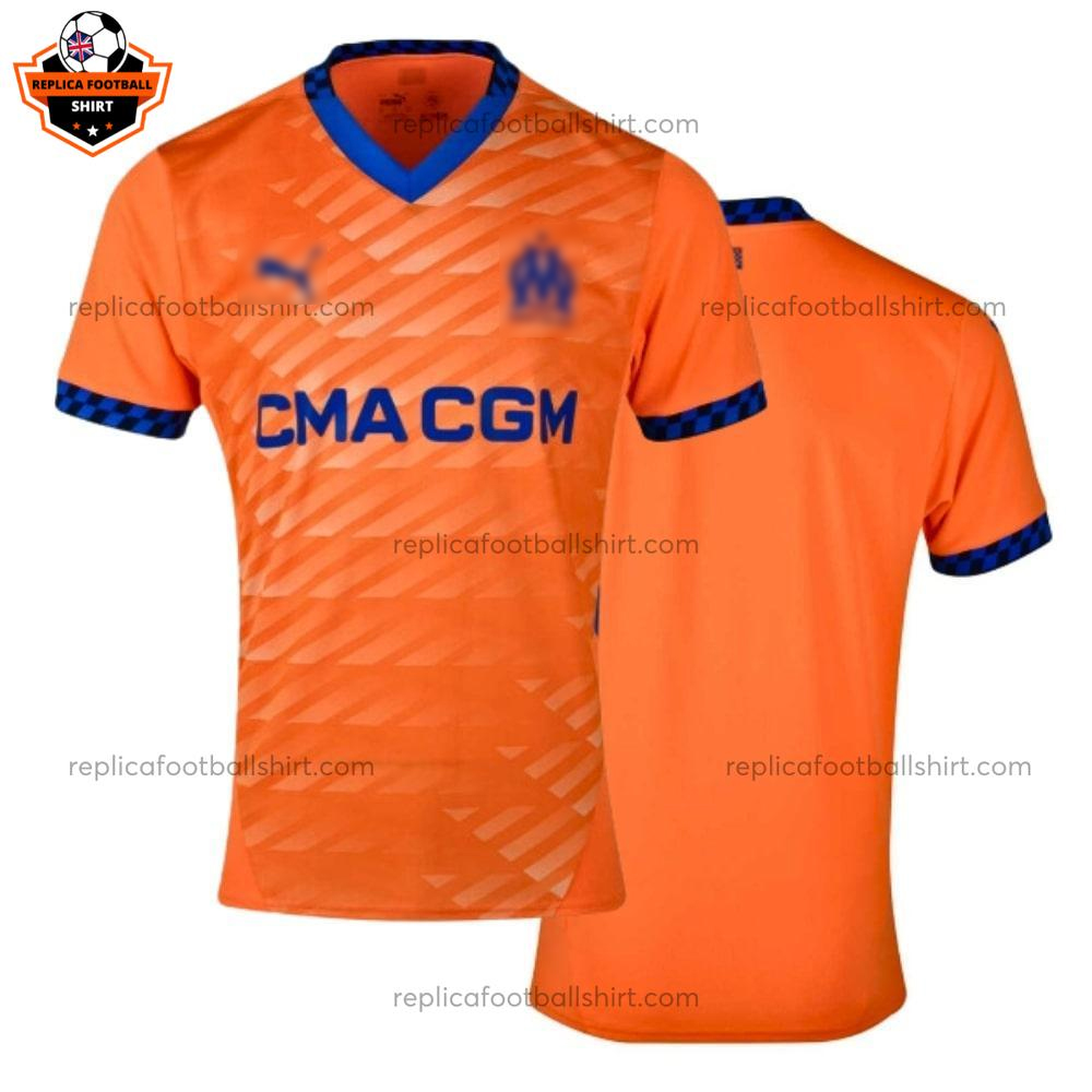Olympique Marseille Third Men Replica Football Shirt 24/25 - Over View