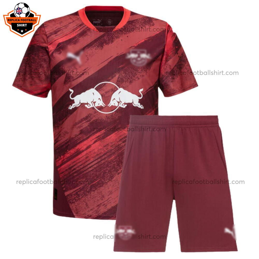 RB Leipzig Away Kid Replica Football Kit 2024/25 - Front View