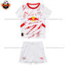 RB Leipzig Home Kid Replica Football Kit 2024/25 - Front View