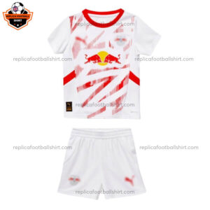 RB Leipzig Home Kid Replica Football Kit 2024/25 - Front View
