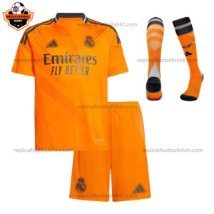 Real Madrid Away Kid Replica Football Kit 2024/25 - Front View