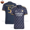 Real Madrid Away Men Replica Football Shirt 2023/24 BELLINGHAM 5 Printed - Over View