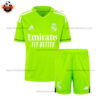 Real Madrid Goalkeeper Kid Replica Football Kit 2023/24 - Front View
