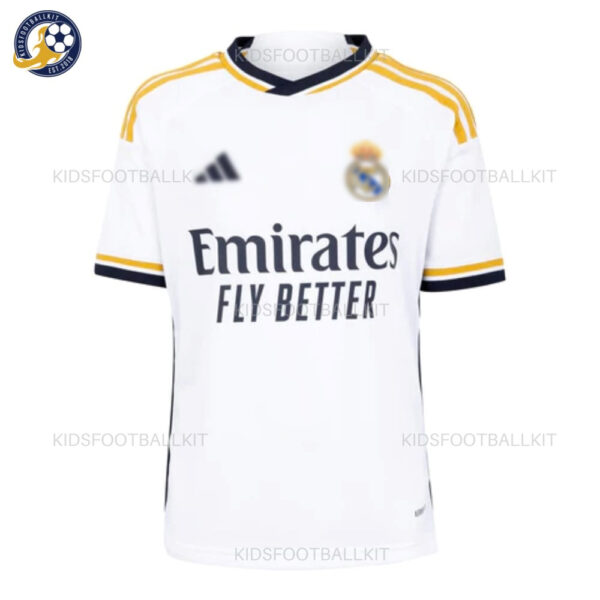 Real Madrid Home Kid Replica Football Kit 2023/24 - Front View -1