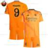 Real Madrid MBAPPÉ 9 Away Kid Replica Football Kit 2024/25 - Front View