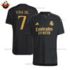 Real Madrid Third Men Replica Football Shirt 2023/24 VINI JR. 7 Printed - Over View