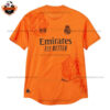 Real Madrid Y3 Orange Kids Replica Football Kit 24/25 - Front Shirt View