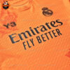 Real Madrid Y3 Orange Men Replica Football Shirt 2024/25 - Front Logo View