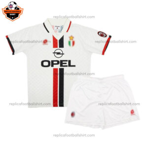 Retro AC Milan Away Kid Replica Football Kit 1996/97 - Front View