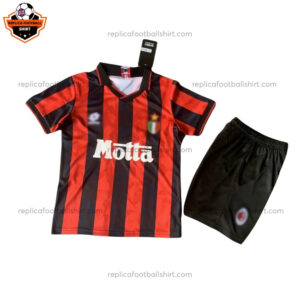 Retro AC Milan Home Kid Replica Football Kit 1993/94