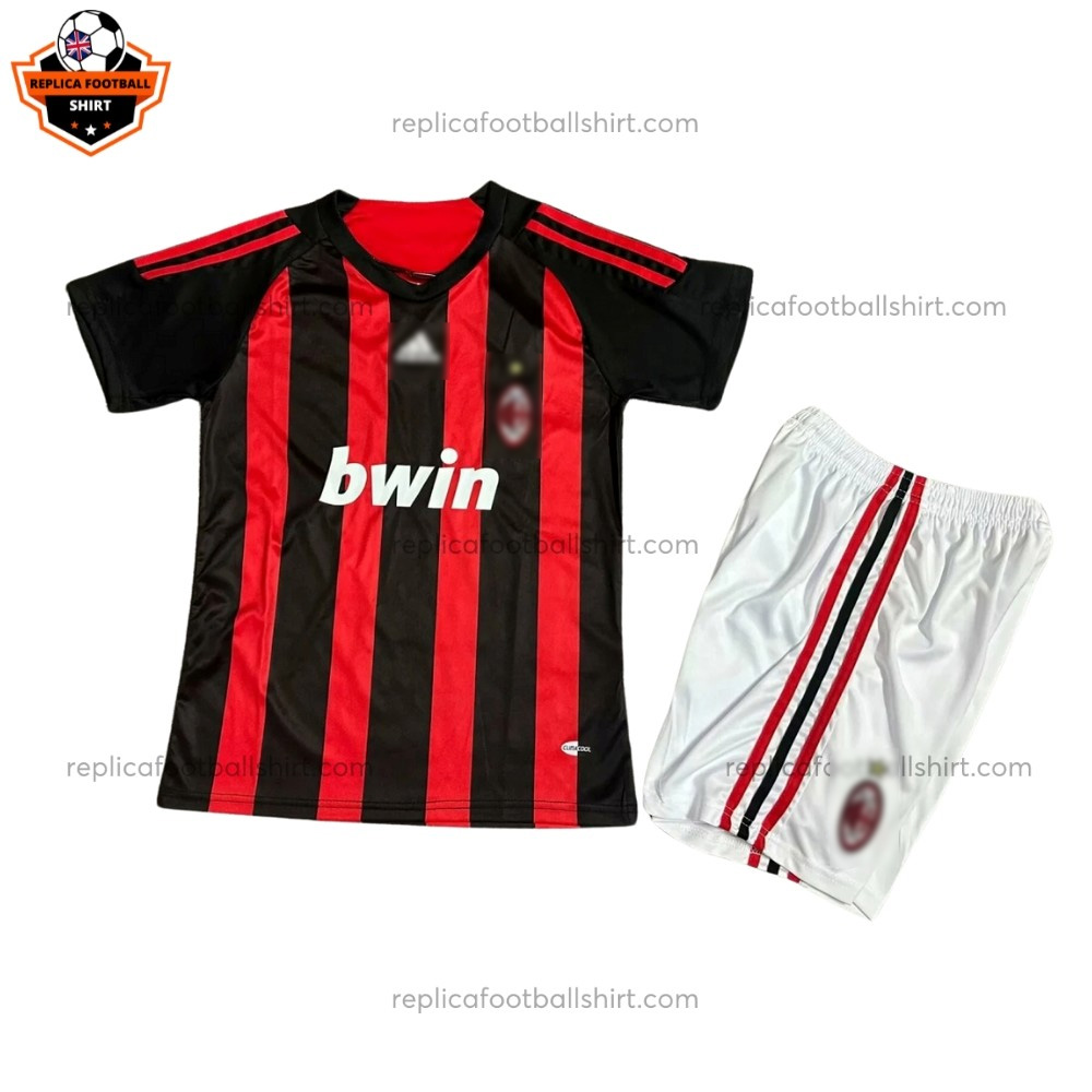 Retro AC Milan Home Kid Replica Football Kit 2008/09