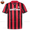 Retro AC Milan Home Replica Football Shirt 1989 - Front View