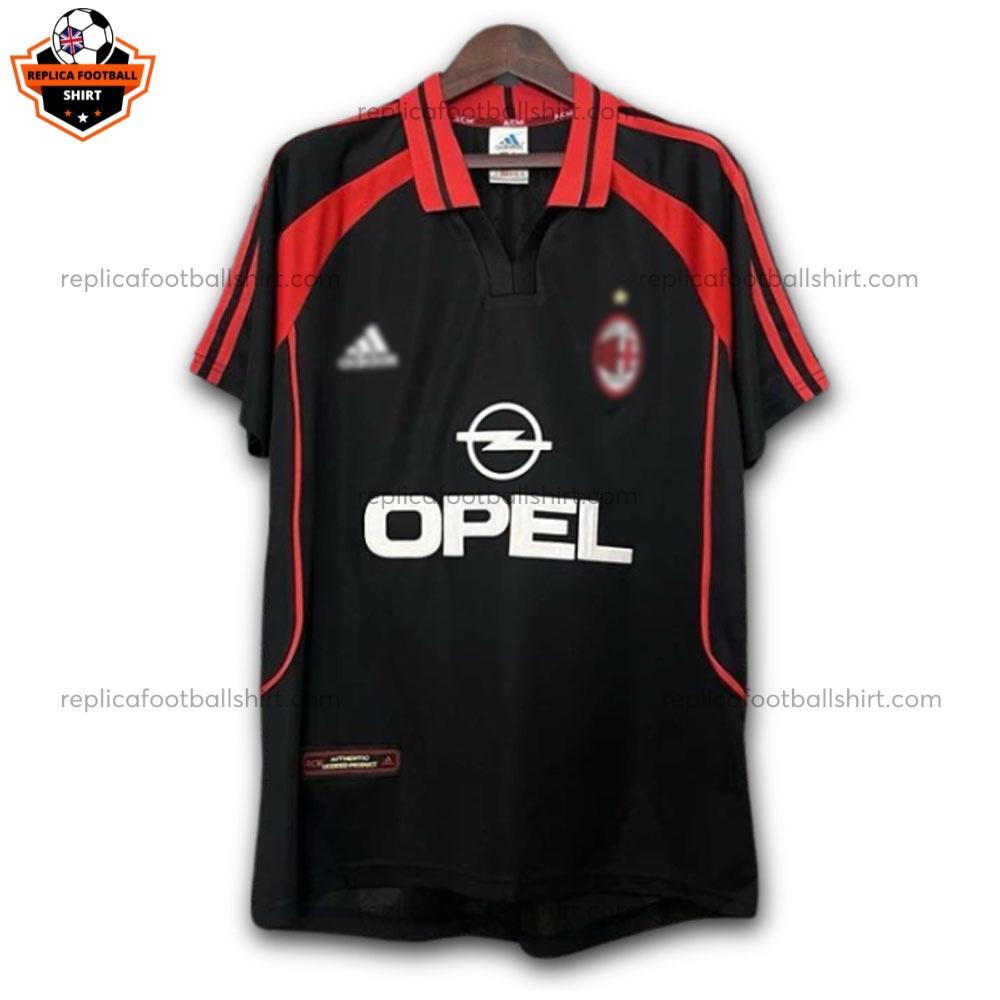 Retro AC Milan Third Replica Football Shirt 2000/01 - Front View