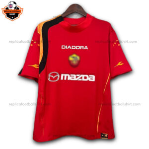 Retro AS Roma Home Men Replica Football Shirt 2004/05 - Front View